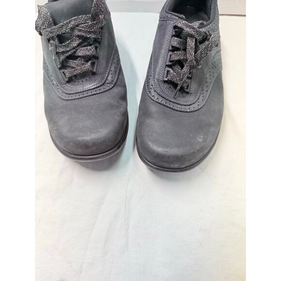 SAS Women's Walk Easy Nero Black Suede Shoes Size 9W SMADE IN USA - Picture 12 of 12